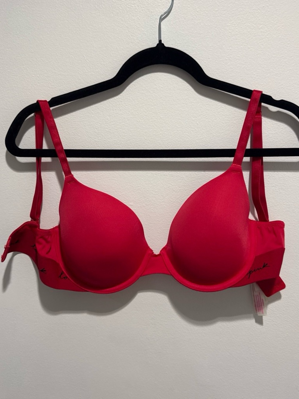 PINK Victoria's Secret Red Push-Up Bra